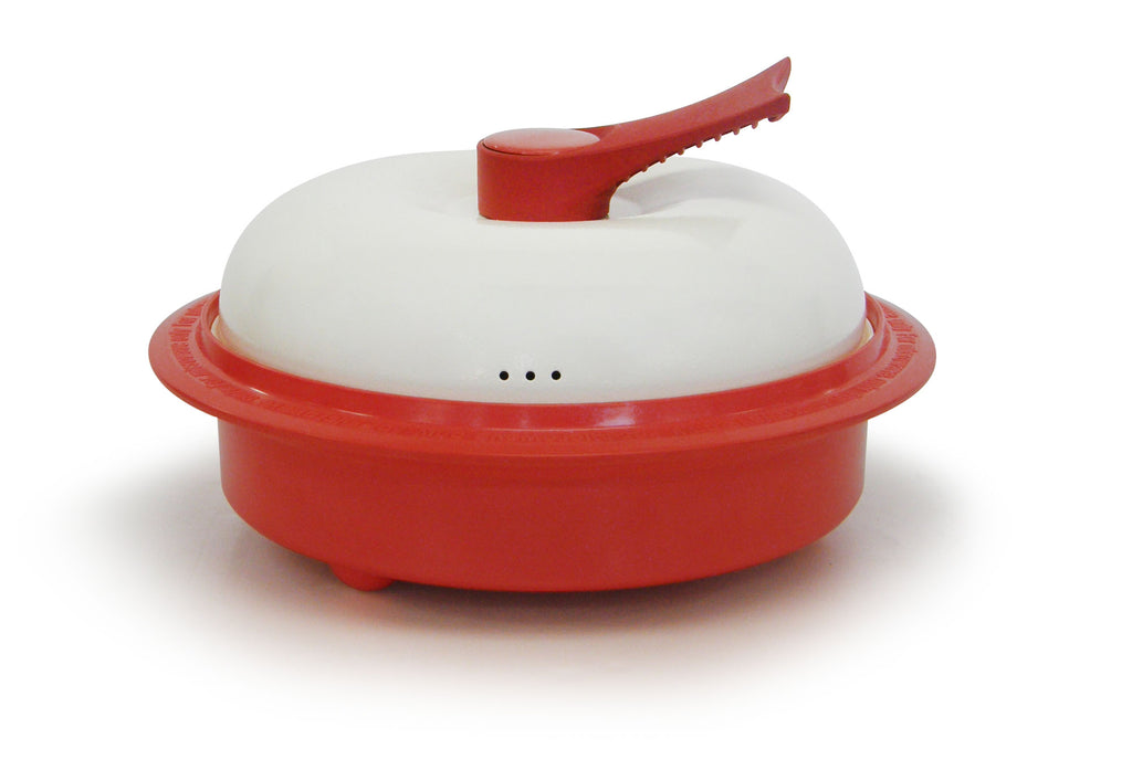 Rangemate Nonstick Microwave Grill Ceramic Coating Pan (Red)