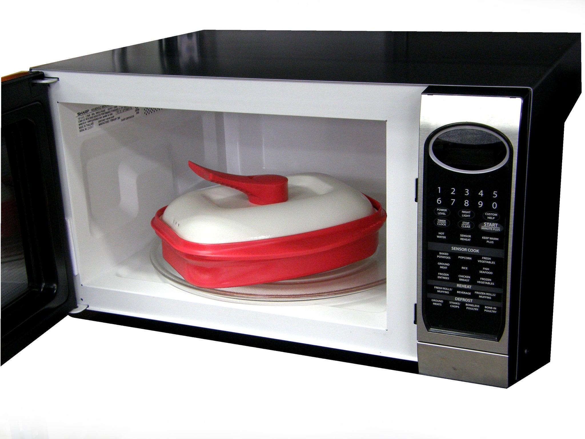 Microhearth COMBO Set - Nonstick 6-piece Microwave Cookware Set (Incl ...